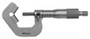 .09-1 In, .0001 In, Mechanical V-Anvil Micrometer for 5 Flutes cutting head, Ratchet Stop