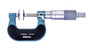 0-25mm, 0.01mm Mechanical Disk Micrometer, .787 In/20mm Diameter .028 In/0.7mm Edge Thickness Disk, Ratchet Stop