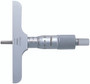0-25mm, Mechanical Depth Micrometer, Base 63.5x16mm, ratchet stop