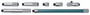 Extension rods 13mm,25mm,50mm(2pcs.), 100mm,200mm for Tubular inside micrometer, 50-500mm Range, 13mm travel of micrometer head