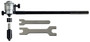 Mechanical Extension Rod Type Inside Micrometer, Extension Rods (2) 1-2 In, .001 Inches