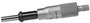 Micrometer Head, common type In middle size with 8mm diameter spindle, 1inch range, .0001in accuracy, .5 inches steam diameter, with clamp nut stem, flat carbide tip spindle, with Vernier .0001 inches