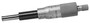 Micrometer Head, common type In middle size with 8mm diameter spindle, 1inch range, .0001in accuracy, .5 inches steam diameter, with plain stem, flat carbide tip spindle, with Vernier .0001 inches