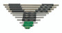 1-11 In, Micrometer Standard Set, 11 Pieces