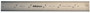 6 In, 16R Steel Rule, 3/4 In  Wide, Rigid, Satin Chrome Finish Tempered Stainless Steel, (1/32, 1/64, 1/50, 1/100)