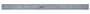 12 In, 4R Steel Rule, 1 In  Wide, Rigid, Satin Chrome Finish Tempered Stainless Steel, (1/8, 1/16, 1/32, 1/64)