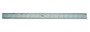 18 In, 16R Steel Rule, 1  3/16 In  Wide, Rigid, Satin Chrome Finish Tempered Stainless Steel, (1/32, 1/64, 1/50, 1/100)