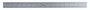 18 In, 450mm Steel Rule, 1  3/16 In  Wide, Rigid, Satin Chrome Finish Tempered Stainless Steel, (1/32, 1/64, 1mm, 0.5mm)