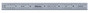 6 In, 5R Steel Rule, 1/2 In  Wide, Flexible, Satin Chrome Finish Tempered Stainless Steel, (1/32, 1/64, 1/10, 1/100)