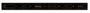 6 In, 5R Steel Rule, 1/2 In  Wide, Flexible, Black Chrome Finish tempered Stainless Steel, (1/32, 1/64, 1/10, 1/100)