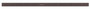 12 In, 5R Steel Rule, 1/2 In  Wide, Flexible, Black Chrome Finish tempered Stainless Steel, (1/32, 1/64, 1/10, 1/100)