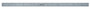 12 In, 300mm Steel Rule, 1/2 In  Wide, Flexible, Satin Chrome Finish Tempered Stainless Steel, (1/32, 1/64, 1mm, 0.5mm)
