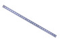 300mm Steel Rule, 12mm  Wide, Flexible, Satin Chrome Finish Tempered Stainless Steel, (1mm,0.5mm,1mm, 0.5mm)