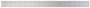 18 In, 16R Steel Rule, 3/4 In  Wide, Flexible, Satin Chrome Finish Tempered Stainless Steel, (1/32, 1/64, 1/50, 1/100)