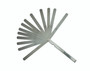 0.03-0.5mm, 150mm Length, Thickness Gage Set, 13 Leaves (0.03-0.1mm by 0.01mm, 0.2-0.5mm by 0.1mm, 0.15mm)