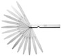 0.05-1mm, 150mm Length, Thickness Gage Set, 20 Leaves (0.05-1mm by 0.05mm)