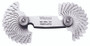 4-42 TPI, 55 Degrees, Screw Pitch Gage Set, 30 Leaves (4, 4.5, 5, 5.5, 6-11, 11.5, 12-16, 18, 20, 22, 24, 26, 27, 28, 30, 32, 34,
36, 38, 40, 42 TPI)
