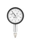 0.01mm, 2.5mm/(1mm per rev) Dial Indicator, 0-50-0, Flat Back, 8mm stem, Series 0, Compact Type, Jeweled
