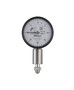 .001 In, .1 In/(.04 In per rev) Dial Indicator, 0-20-0, Flat Back, Series 0, 3/8 In stem diameter
