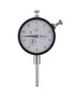 .001 In, 1 In/(.1 In per rev), Dial Indicator, 0-100, Flat Back, 3/8 In stem, Series 2