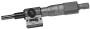 0-1 In, .0001 In, Digit Counter Micrometer Head, .375 In Diameter Plain Stem, Flat Carbide Tipped Spindle Face
