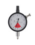 .0001 In,  .008 In/.01 In Dial Indicator, 4-0-4, Flat Back, 3/8 In stem, Series 2, One Rev, Shockproof, Jeweled