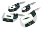 0-4 In/0-101.6mm, .00005 In/0.001mm, IP65 Digimatic Outside Micrometer Set, 4 Micrometers, 3 Standard Bars, With SPC Data Output, Ratchet Stop