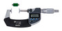 1-2 In/25.4-50.8mm, .00005 In/0.001mm IP65 Digimatic Disk Micrometer, .787 In/20mm Diameter .028 In/0.7mm Edge Thickness Disk, With SPC Data Output, Ratchet Stop, With Standard