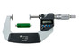 2-3 In/50.8-76.2mm, .00005 In/0.001mm IP65 Digimatic Disk Micrometer, .787 In/20mm Diameter .028 In/0.7mm Edge Thickness Disk, With SPC Data Output, Ratchet Stop, With Standard