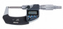 0-1 In/0-25.4mm, .00005 In/0.001mm Digimatic Outside Micrometer, Non-Rotating Spindle, With SPC Data Output, Ratchet Stop