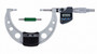 3-4 In/76.2-101.6mm, .00005 In/0.001mm Digimatic Blade Micrometer, .75mm Blade Thickness, Non-Rotating Spindle, With SPC Data Output, Ratchet Stop