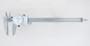 0-8 In, .001 In Dial Caliper, .1 In/Revolution, White Face, Carbide OD Jaws