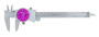 0-6 In, .001 In Dial Caliper, .1 In/Revolution, Violet Face