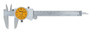 0-6 In, .001 In Dial Caliper, .1 In/Revolution, Orange Face