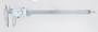 0-12 In, .001 In Dial Caliper, .1 In/Revolution, White Face, Carbide OD