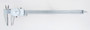 0-12 In, .001 In Dial Caliper, .1 In/Revolution, White Face, Carbide OD/ID Jaws