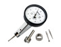 .0001 In, .16 In, Dial Test Indicator, 20 Degree Tilted Face, Basic Set, 0-4-0, 3/8 In Stem, .079 In Contact Point, 15mm Length, Anti-Magnet, Jeweled Bearing, Rev Counter