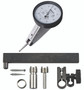 .0001 In, .16 In, Dial Test Indicator, 20 Degree Tilted Face, Full Set, 0-4-0, 3/8 In/.157 In Stems, .079 In/.039 In/.118 In Contact Points, Clamp and Hold Bar, 15mm Length, Anti-Magnet, Jeweled Bearing, Rev Counter