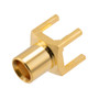 RF PCB Connector, MCX Female straight,  DIP (Thru Hole)