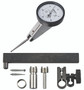 .0005 In, .06 In, Dial Test Indicator, 20 Degree Tilted Face, Full Set, 0-15-0, 3/8 In/.157 In Stems, .079 In/.039 In/.118 In Contact Points, Clamp and Hold Bar, 33.9mm Length, Anti-Magnet, Jeweled Bearing, Long Contact Point, Rev Counter