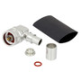 N Male Right Angle Connector Solder Attachment for LMR-400, LMR-400-DB, LMR-400-FR, and 400-Series Cable