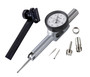 .001 In, .04 In, Dial Test Indicator, Pocket Type, Full Set, 0-20-0, 3/8 In/.157 In Stems, .079 In/.039 In/.118 In Contact Points, Clamp and Hold Bar, 26.5mm Length,  Jeweled Bearing