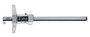 Absolute digimatic depth gage, Hook-End type, .8in/200mm range, .0005in/.01mm resolution, 598g