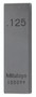.125 In, Rectangular, Steel, Gage Block, ASME 0
