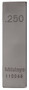 .25 In, Rectangular, Steel, Gage Block, ASME 0