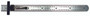 6 In, Pocket Steel Rule, 1/2 In Wide , Pocket Clip, (1/32, 1/64)