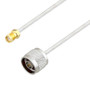 SMA Female to N Male Cable Assembly using LC085TB Coax, 6 FT