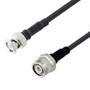 Low Loss BNC Male to TNC Male Cable Assembly using LMR-200 Coax, 3 FT with Times Microwave Components