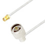 N Male Right Angle to SMA Female Cable Assembly using LC085TB Coax, 5 FT