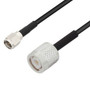 Low Loss SMA Male to TNC Male Cable Assembly using LMR-100 Coax, 10 FT with Times Microwave Components